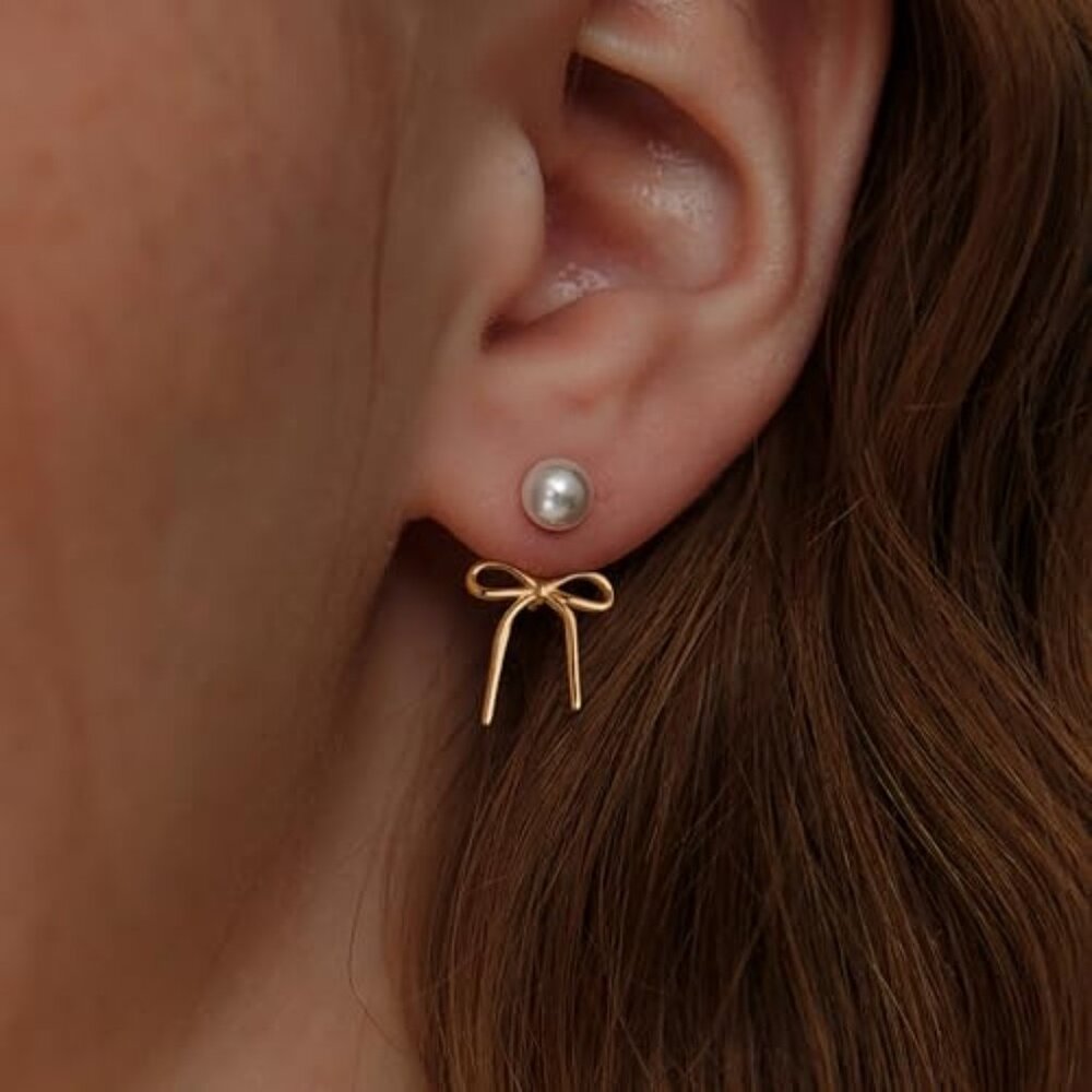 14K Gold Plated/Silver Earrings for Women Trendy